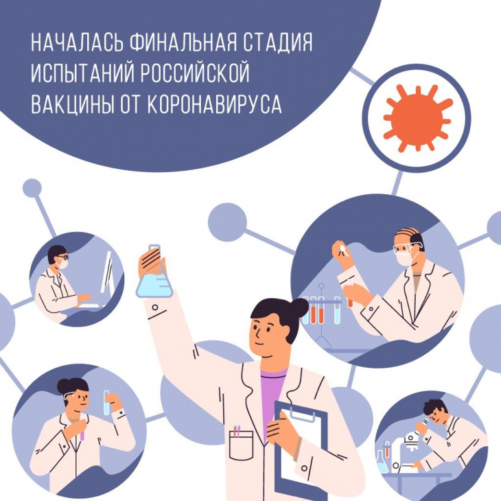Финальный этап испытаний российской вакцины от COVID-19