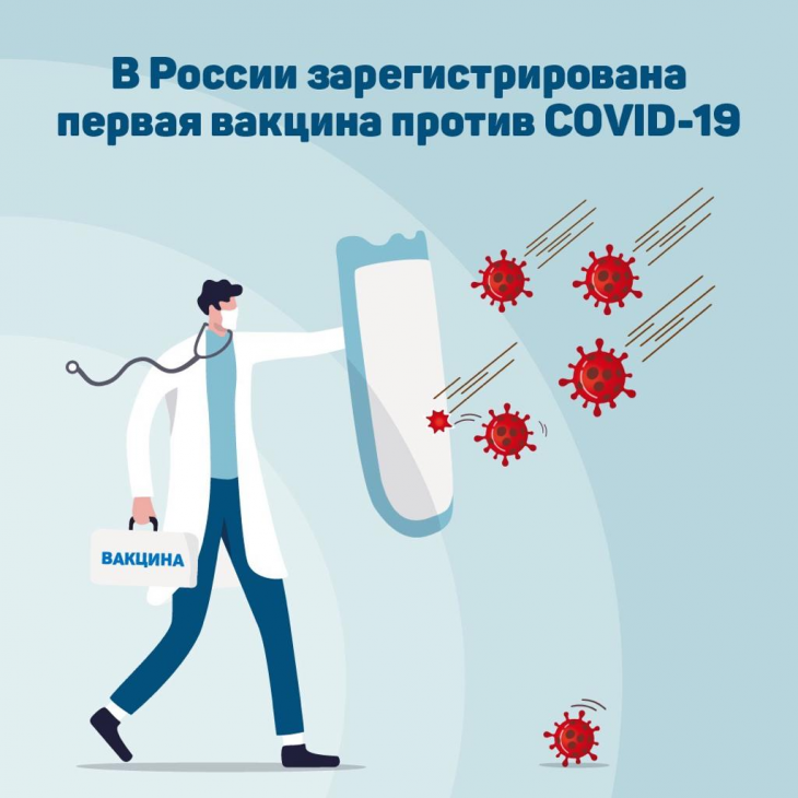 Препарат от COVID-19 зарегистрировали в России